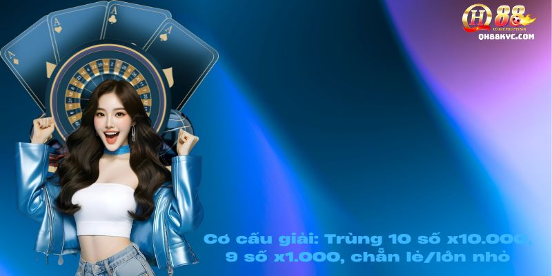 Bảng giải thưởng Keno: số trùng khớp từ 5-10, tỷ lệ gấp lần cược